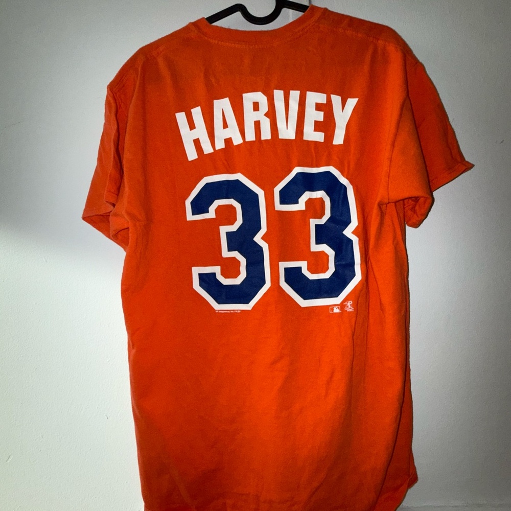 Mets Men's Matt Harvey Tee Shirt Number 33 - Picture 2 of 2